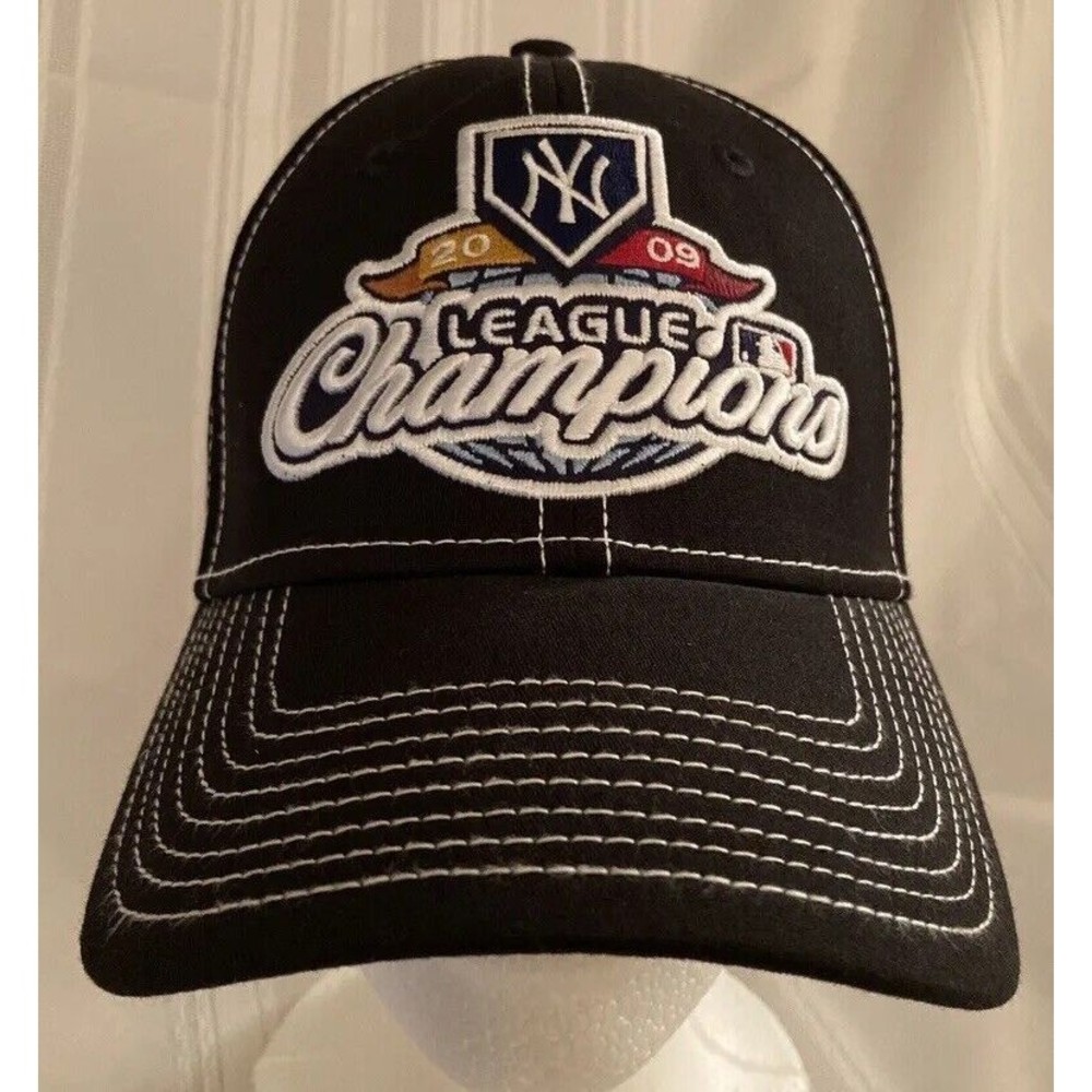 New York Yankees 2009 World Series League Champions OSFM Fitted Hat MLB Baseball